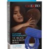 Silicone Rechargeable 10 Bead Maximus Couples Ring - Blue