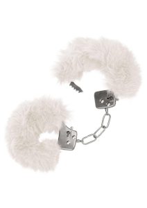 Ultra Fluffy Furry Cuffs - White