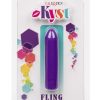Kyst Fling Rechargeable Silicone Bullet Vibrator - Purple