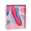 Liquid Silicone Pixies Ripple Rechargeable Vibrator - Pink