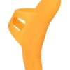 Neon Vibes The Pleasure Vibe Rechargeable Silicone Finger Vibrator - Orange