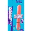 Aria Smokin` AF Silicone Vibrator - Coral