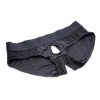 Strap U Lace Envy Black Crotchless Panty Harness - XXLarge - Black