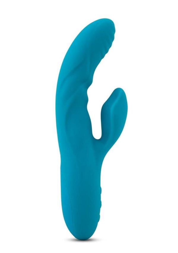 Nu Sensuelle Kiah Nubii Rechargeable Silicone Rabbit - Blue