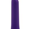 Nu Sensuelle Iconic Rechargeable Silicone Bullet - Deep Purple