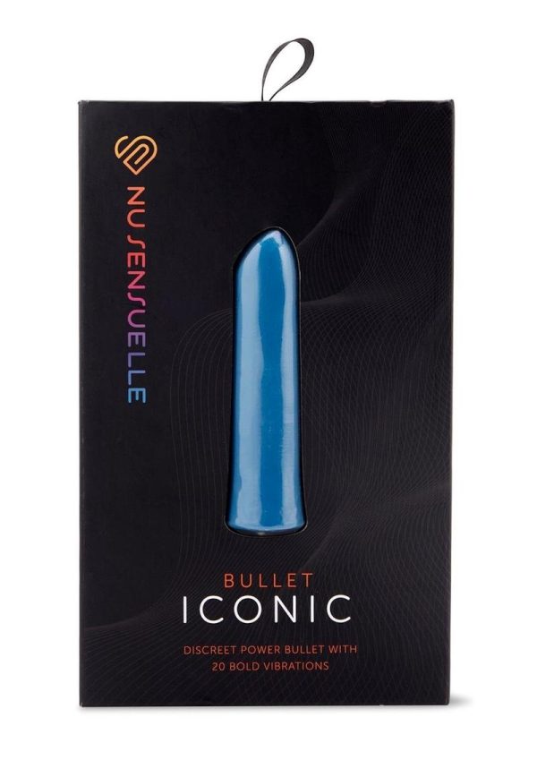 Nu Sensuelle Iconic Rechargeable Silicone Bullet - Deep Turquoise