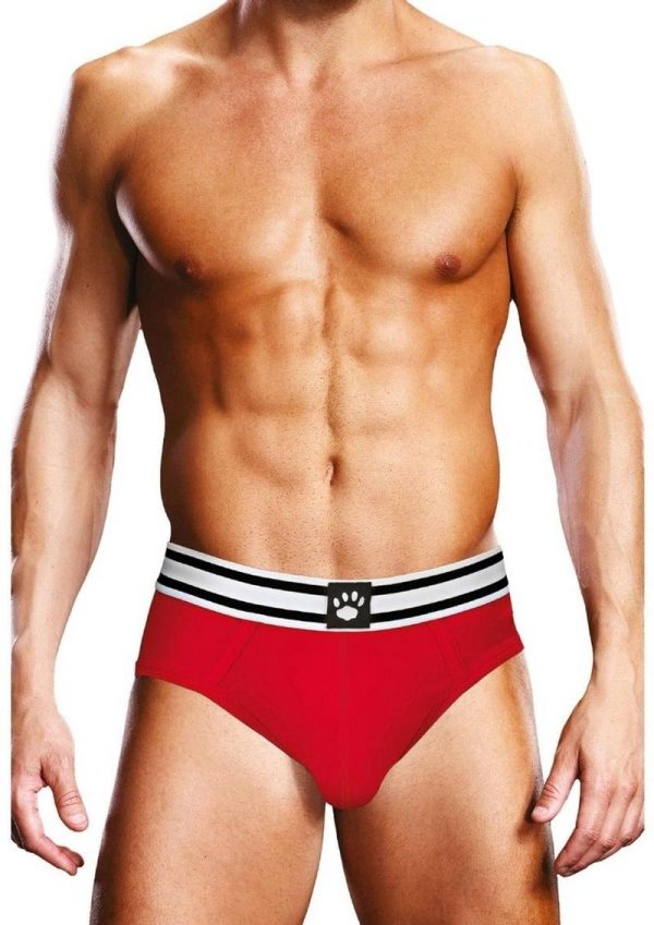 Prowler Red/White Open Brief - Medium