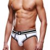 Prowler White/Black Open Brief - XLarge