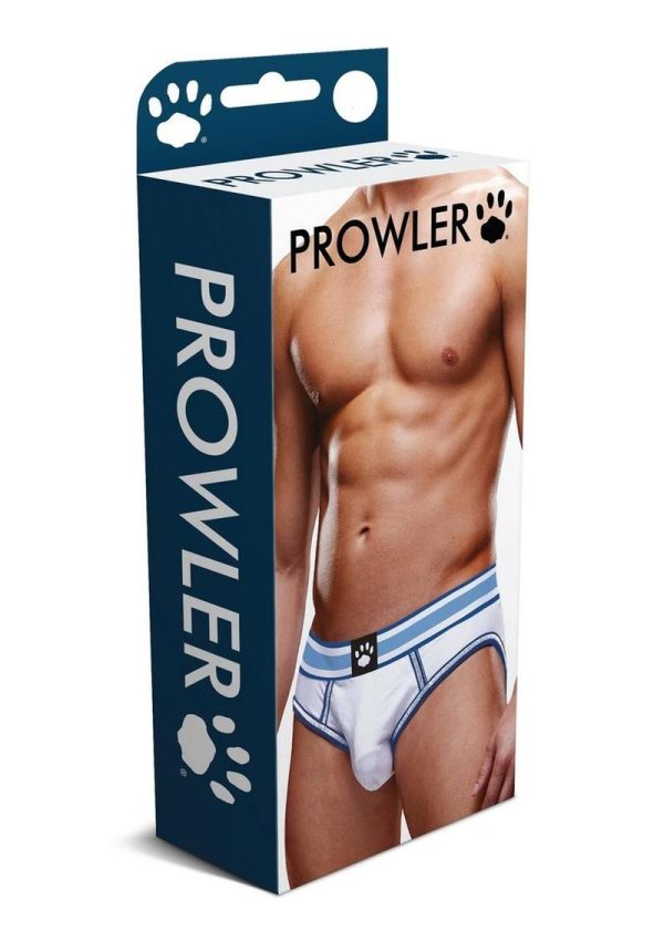 Prowler White/Blue Open Brief - Large