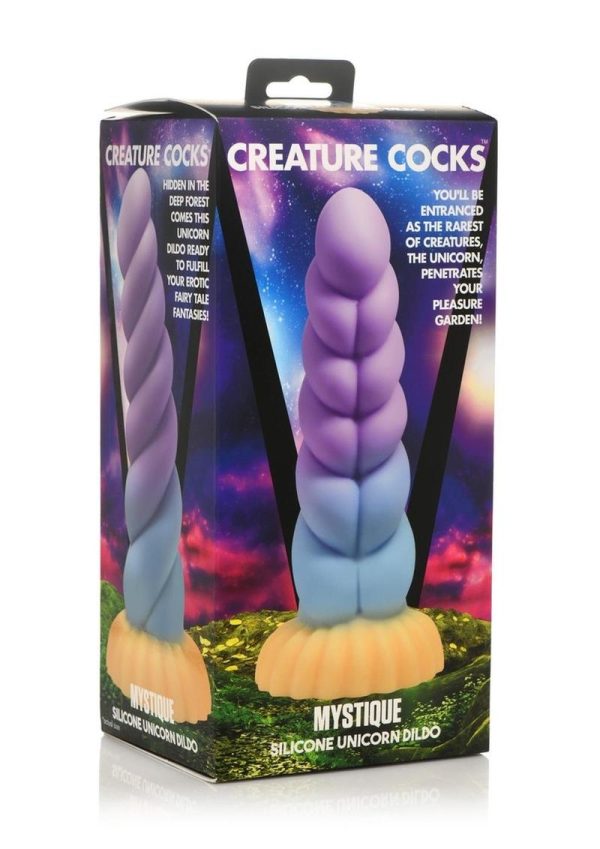 Creature Cocks Silicone Unicorn Dildo - Multicolored