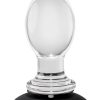 Gender X Crystal Ball Glass Plug - Clear