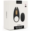 Svakom Winni 2 Silicone App Compatible Cock Ring with Remote - Black/Gold