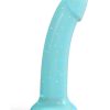 Love to Love Dildolls Nightfall Silicone Dildo - Teal/Gold