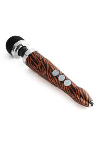 Doxy Die Cast 3R Wand Rechargeable Vibrating Body Massager - Tiger Pattern