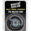 Rock Solid The Master Ring Silicone Cock Ring - Black