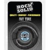 Rock Solid Fat Tire Silicone Cock Ring - Black