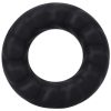 Rock Solid Fat Tire Silicone Cock Ring - Black