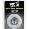 Rock Solid Fat Tire Silicone Cock Ring - White