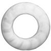 Rock Solid Fat Tire Silicone Cock Ring - White