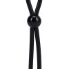 Rock Solid The Lasso Single Lock Adjustable Silicone Cock Ring - Black