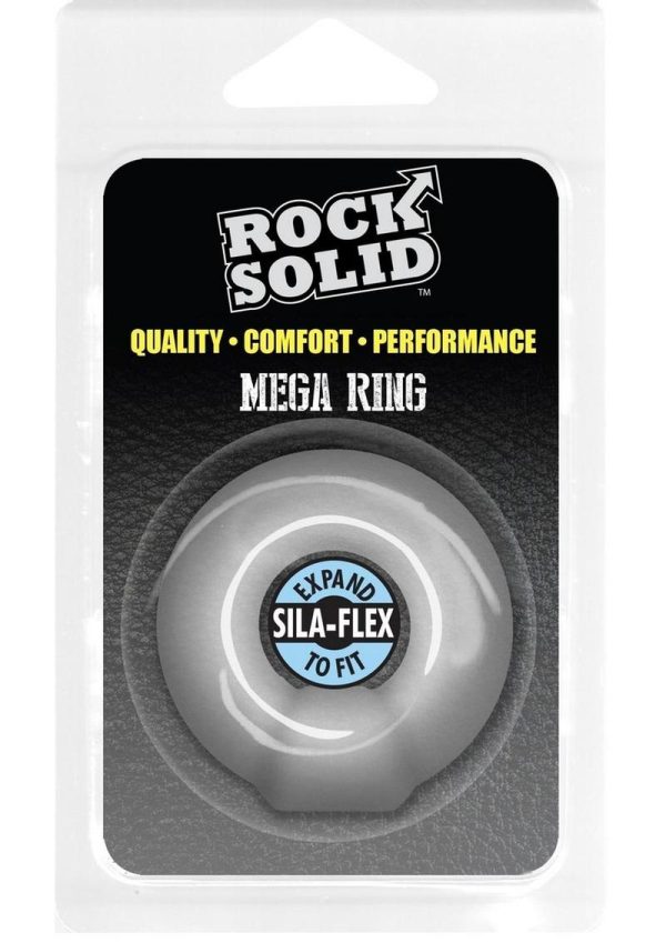 Rock Solid The Mega Ring Silicone Cock Ring - White