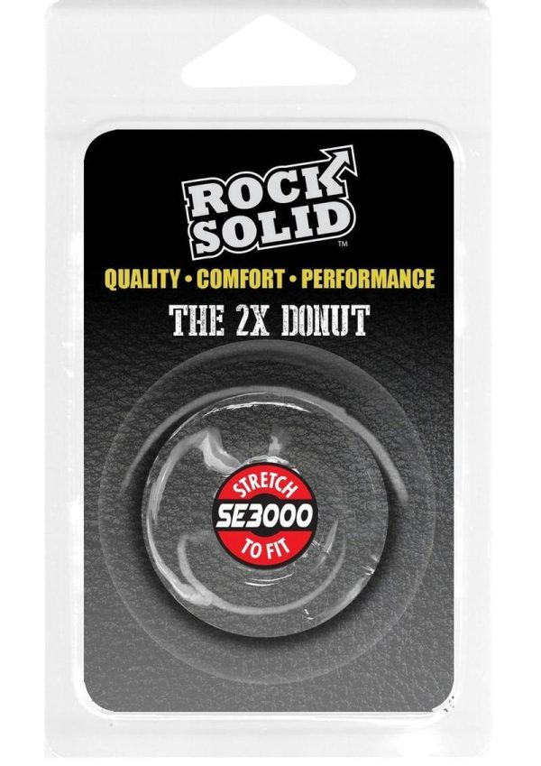 Rock Solid The 2X Donut Cock Ring - Clear