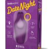 Bodywand Date Night Revel Silicone Rechargeable Couples Vibrator - Purple