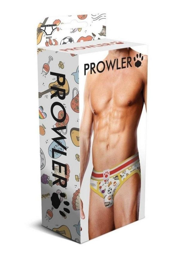 Prowler Spring/Summer 2023 Barcelona Brief - Small - White/Multicolor