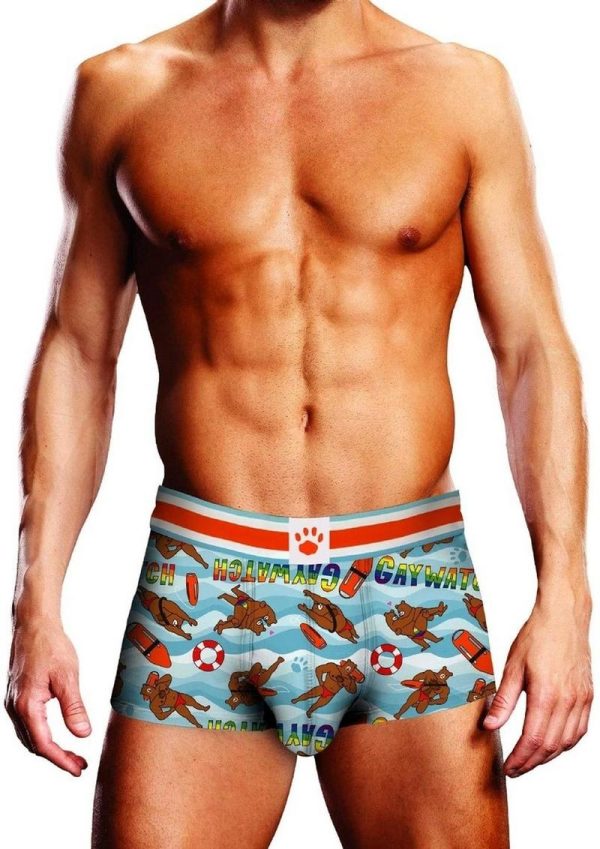 Prowler Spring/Summer 2023 Gaywatch Bears Trunk - XLarge - Blue/Orange