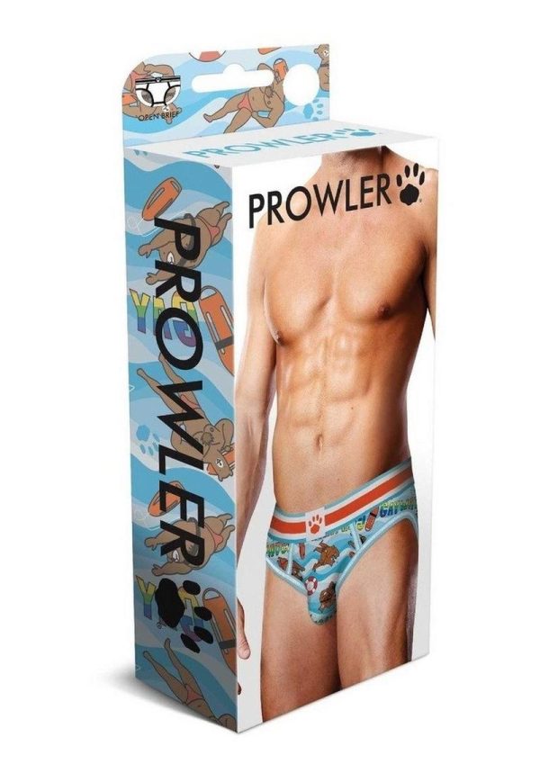 Prowler Spring/Summer 2023 Gaywatch Bears Open Brief - Medium - Blue/Orange