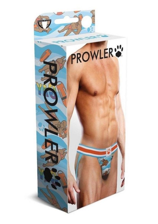 Prowler Spring/Summer 2023 Gaywatch Bears Jock - Large - Blue/Orange