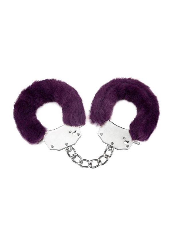 ME YOU US Furry Handcuffs - Purple