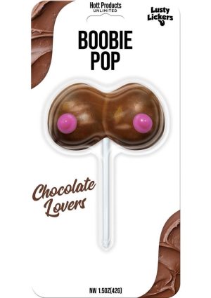 Lusty Lickers Boobie Pop Chocolate Lovers Lollipop