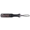 Sex and Mischief Brat Paddle - Black/Rose Gold