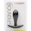 Boundless Teardrop Silicone Anal Plug - Black