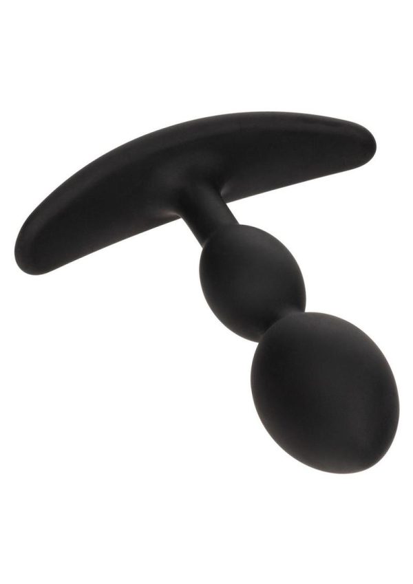 Boundless 2X Teardrop Silicone Anal Plug - Black