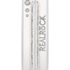 RealRock Crystal Clear Double Dong 18in - Clear