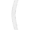 RealRock Crystal Clear Double Dong 18in - Clear