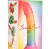 Simply Sweet Phallic Silicone Rainbow Dildo