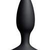 Lovense Hush 2 Rechargeable App Compatible Silicone Vibrating Anal Plug 1.5in - Black
