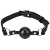 In a Bag Vegan Leather Ball Gag - Black