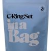 In a Bag Cock Ring Set - Black