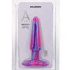 A-Play Groovy Silicone Anal Plug 5in - Fuschia/Magenta