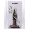 A-Play Groovy Silicone Anal Plug 4in - Green