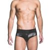 Prowler Red Wetlook Brief - XXLarge - Black