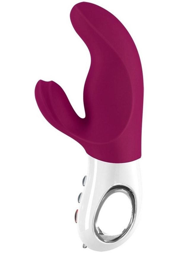 Miss Bi Silicone Rabbit Vibrator - Grape