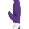 Lady Bi Silicone Dual Action Vibrator - Violet
