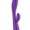 Royals Dutchess Rechargeable Silicone Rabbit Vibrator - Purple