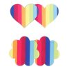 Pretty Pasties Pride Heart and Flower - Rainbow