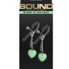 Bound Nipple Clamps G3 Iron Glow in the Dark - Gray